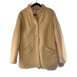 Vintage Blair Tan Quilted Jacket Size Large
